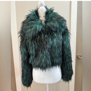 Chic Faux Fur jacket azalea wang size small